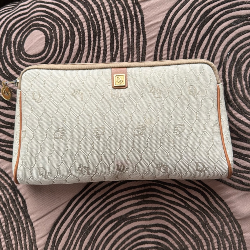 Christian Dior Vintage Honeycomb Clutch